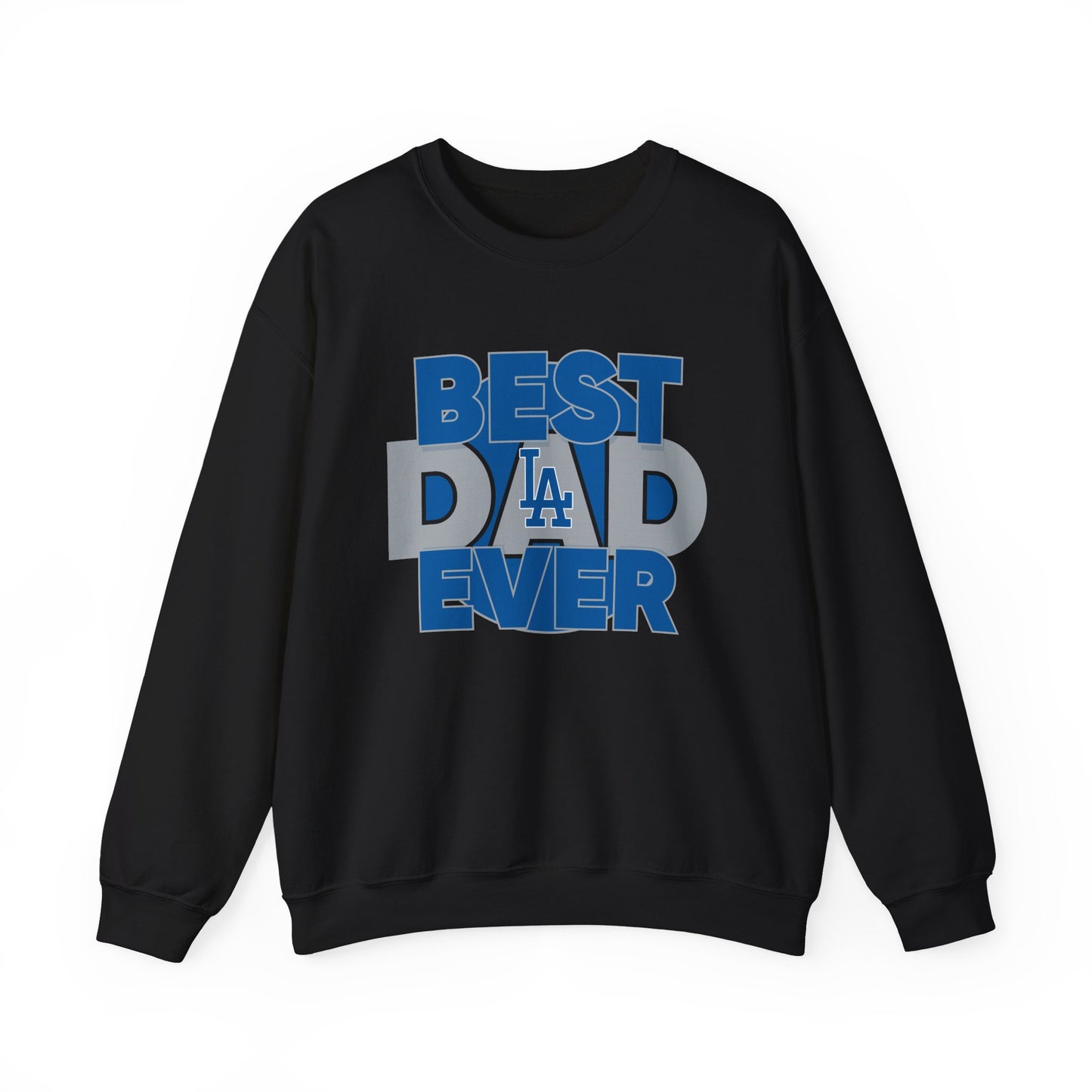 Dodgers Best Dad Ever Crewneck Sweatshirt