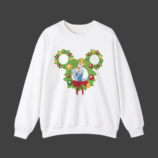 Cinderella Wreath Crewneck Sweater