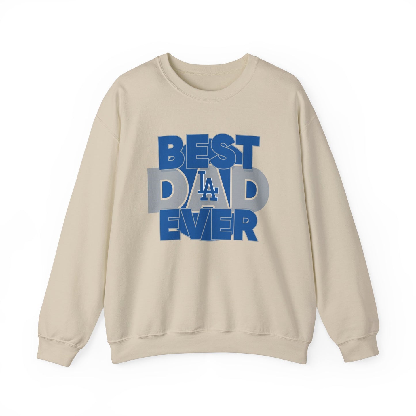 Dodgers Best Dad Ever Crewneck Sweatshirt