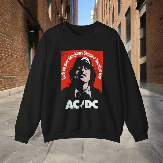 Lock Up your Daughter Graphic Crewneck Sweater