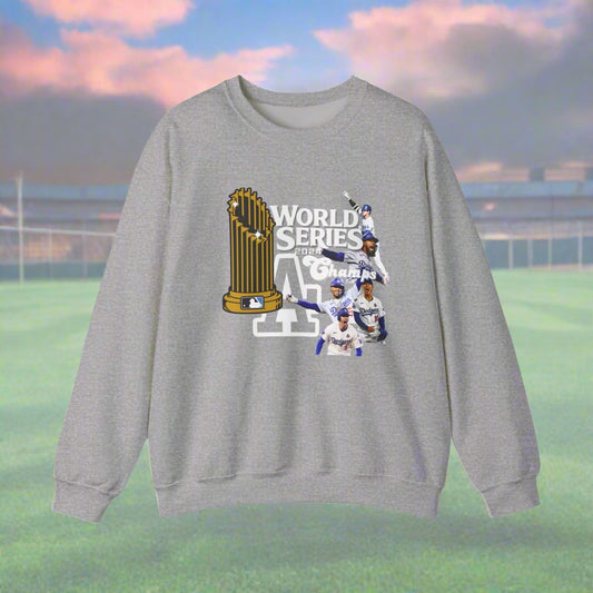 Sweatshirt of the 2024 World Series Champions Los Angeles Dodgers 