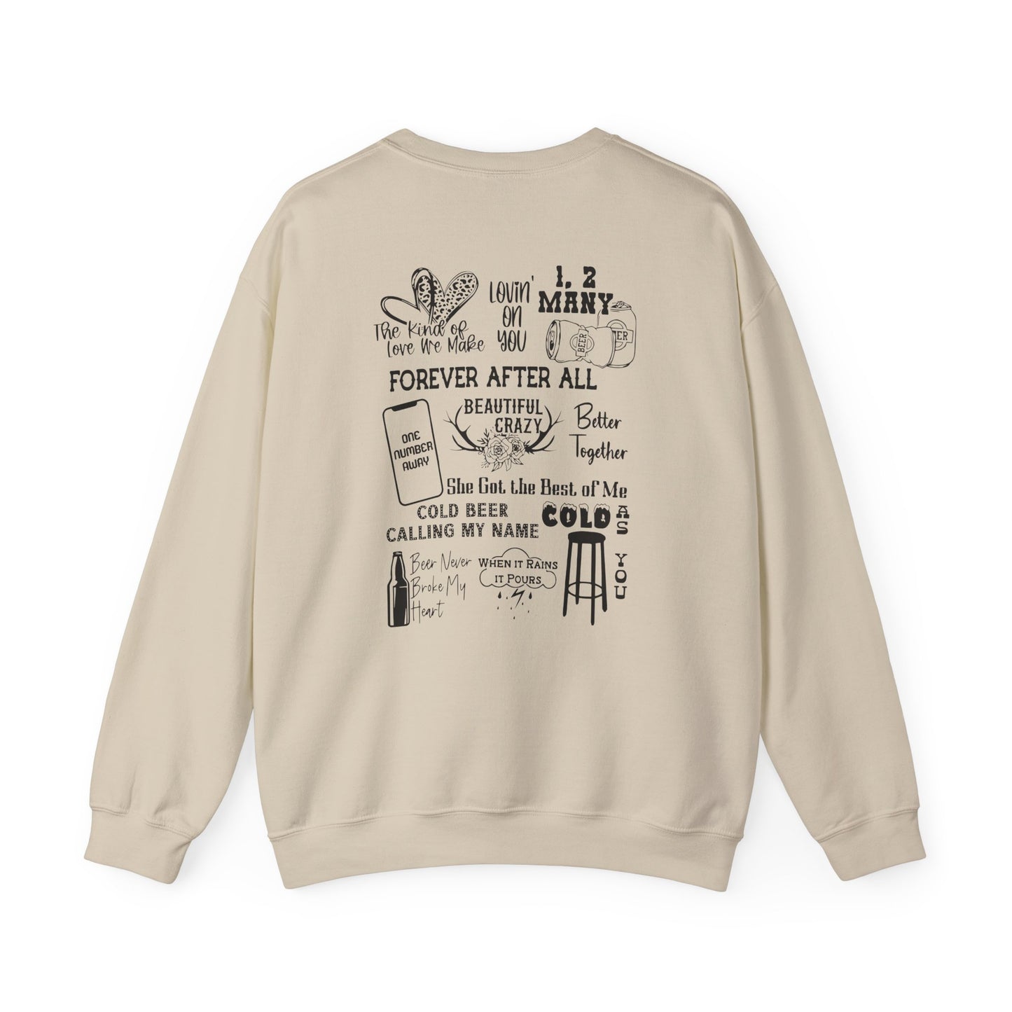 country music artist Crewneck Sweatshirt