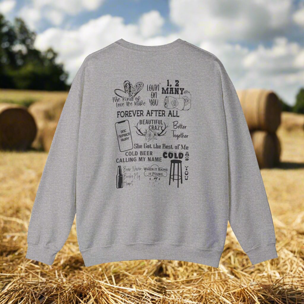 country music artist Crewneck Sweatshirt
