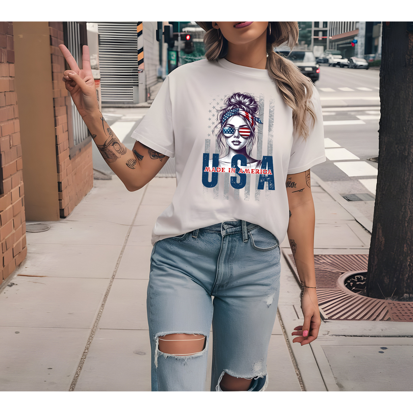 USA Made In America  T Shirt