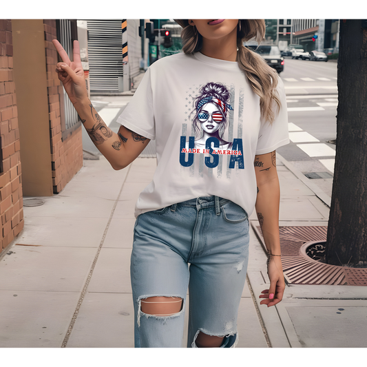 USA Made In America  T Shirt