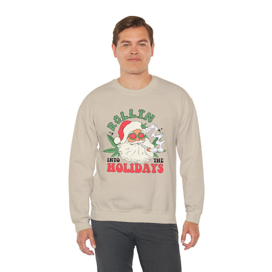 Rolling Into The Holidays Crewneck Sweater