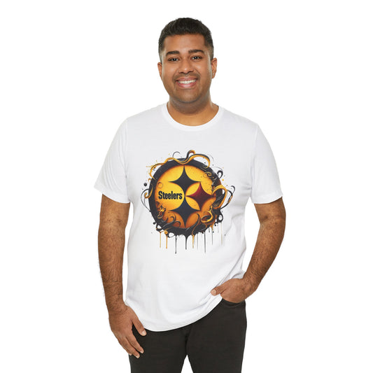 Steelers Paint Drips Unisex T Shirt