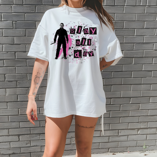 Halloween Slay all Day T Shirt
