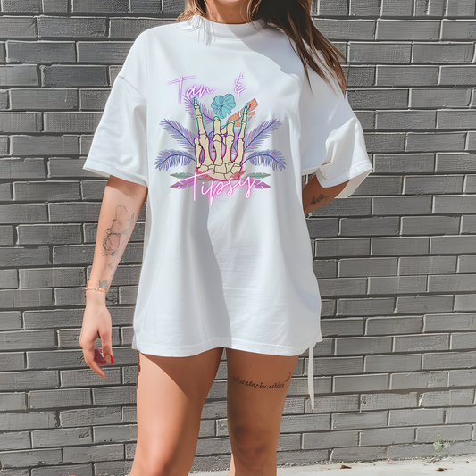 Tan and Tipsy  T Shirt