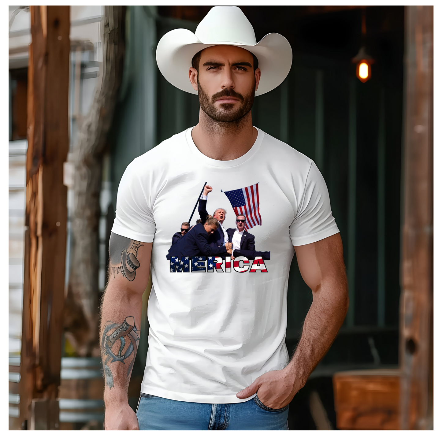 Trump Fight  T Shirts