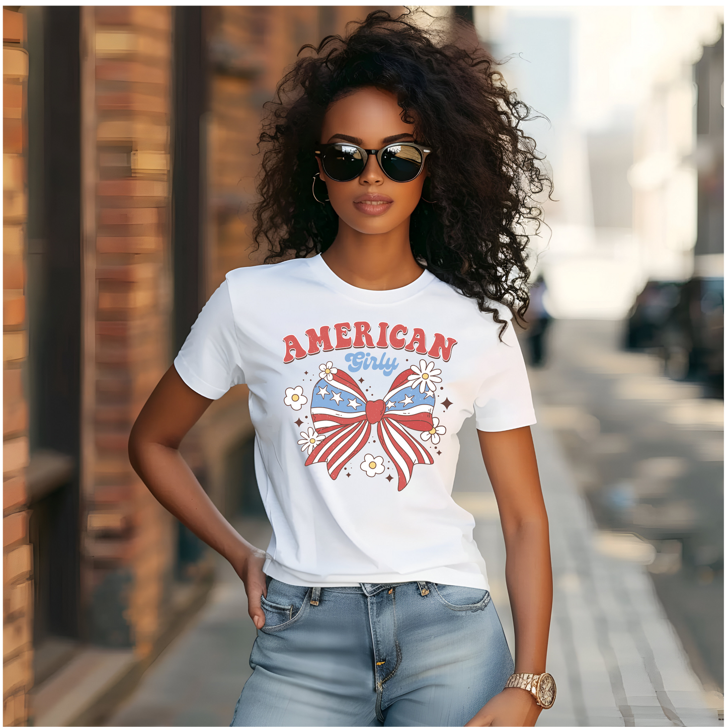 American Girly  T Shirt