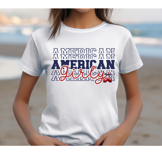 American Girly T Shirt