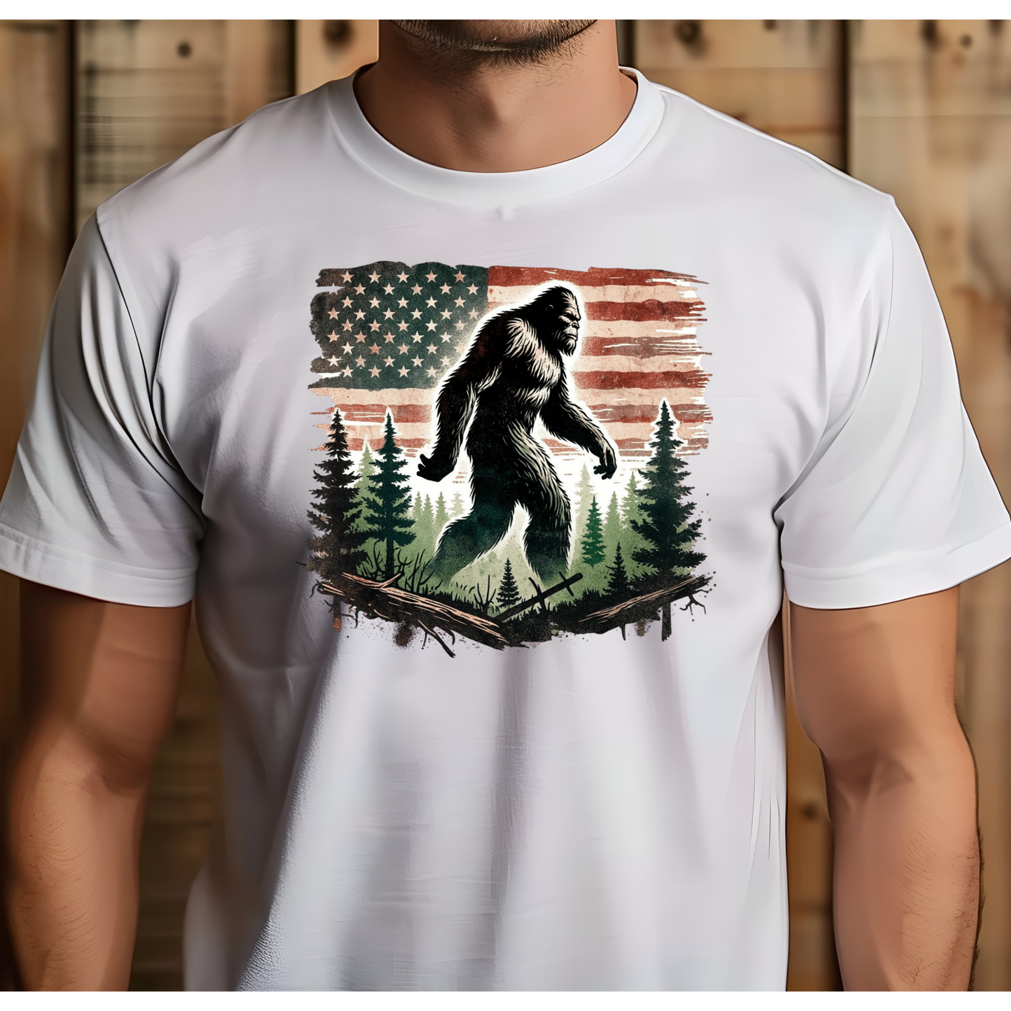 USA Sasquatch T Shirt