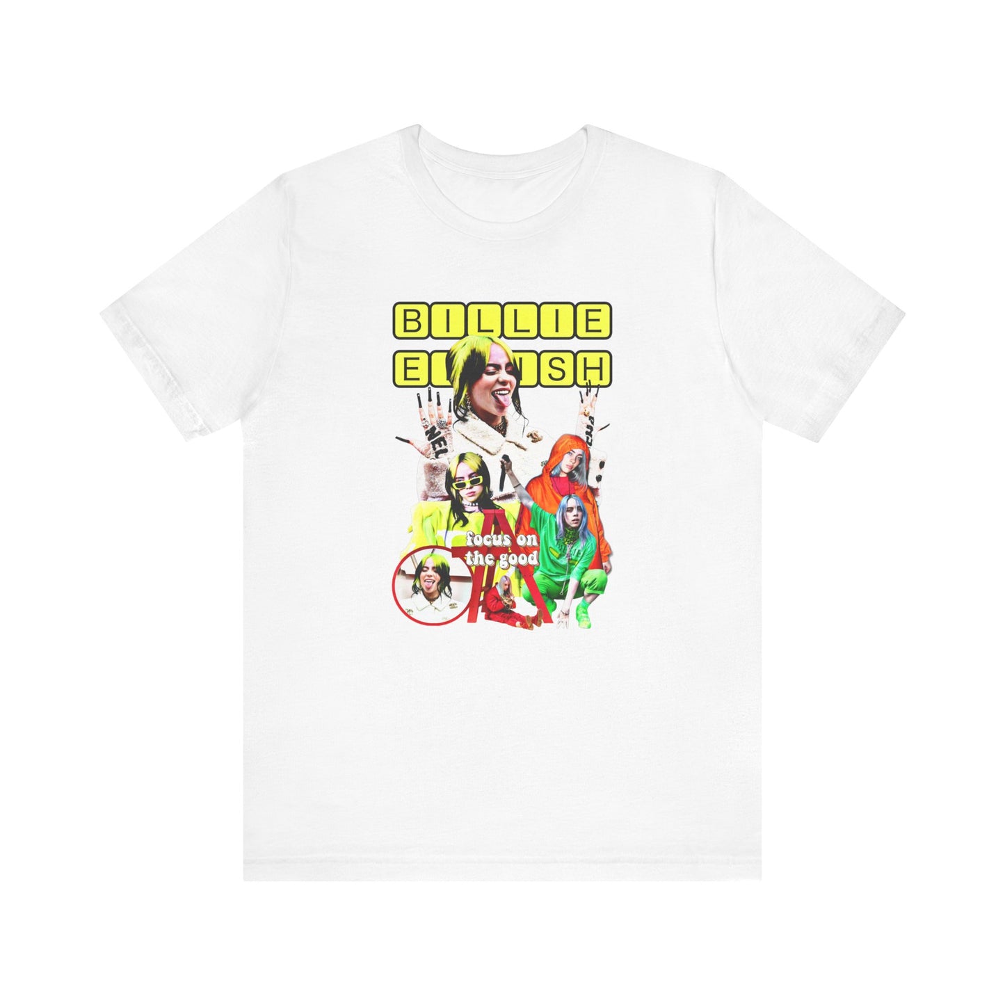 Billie Elish Graphic T Shirt merch