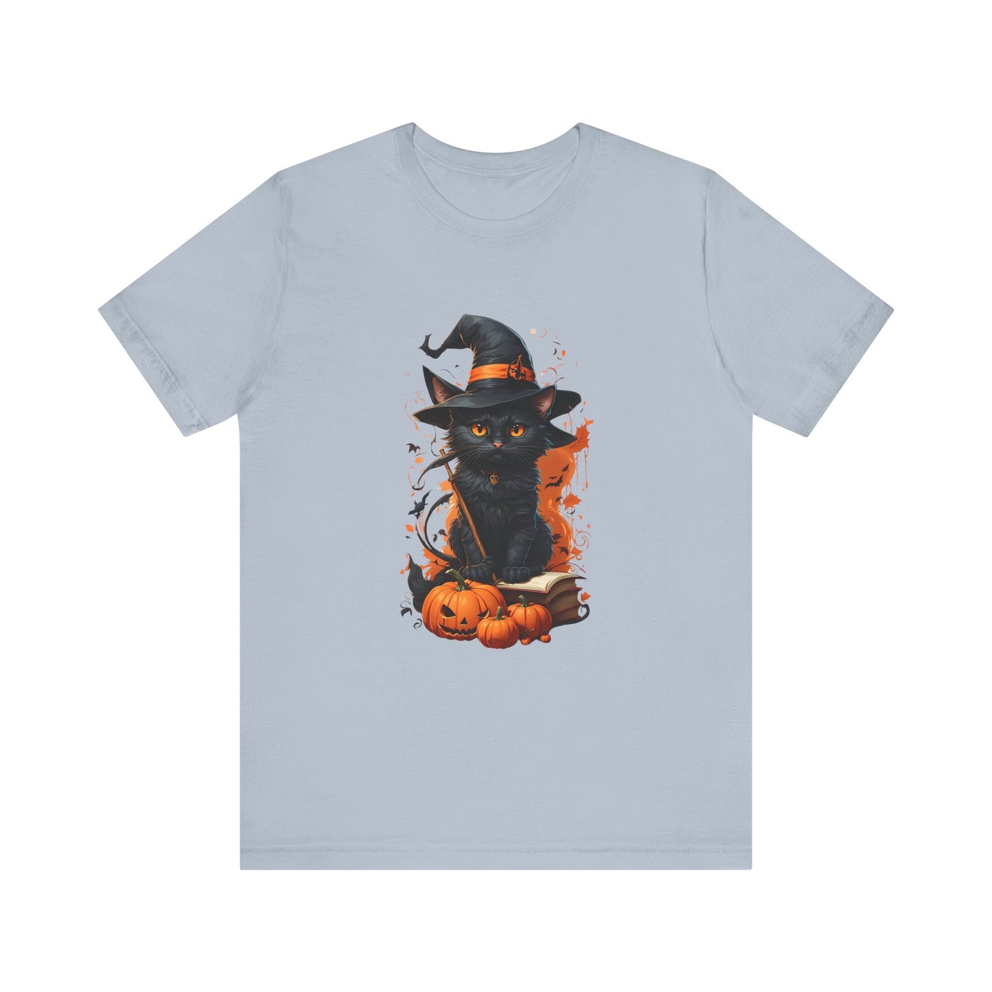 Halloween Black Cat T Shirt