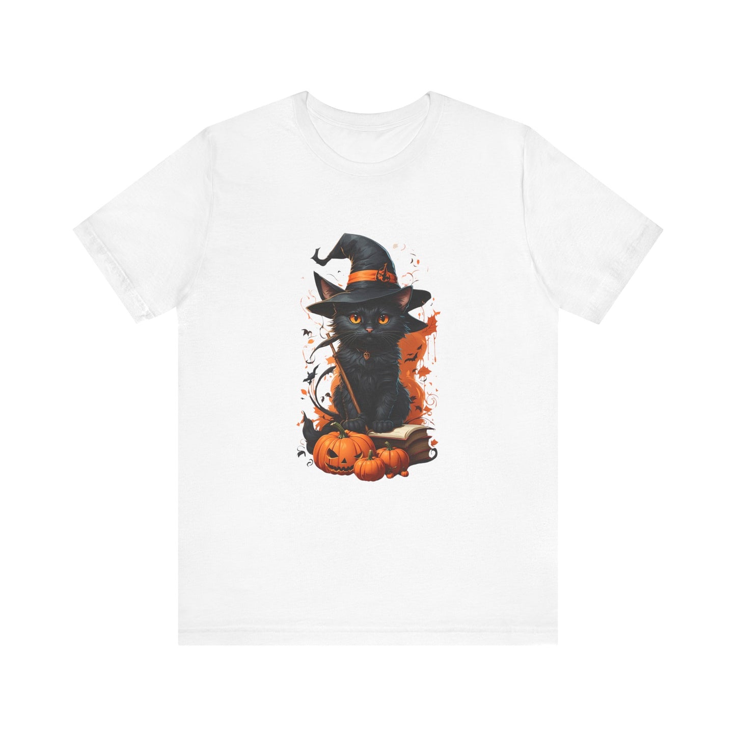 Halloween Black Cat T Shirt