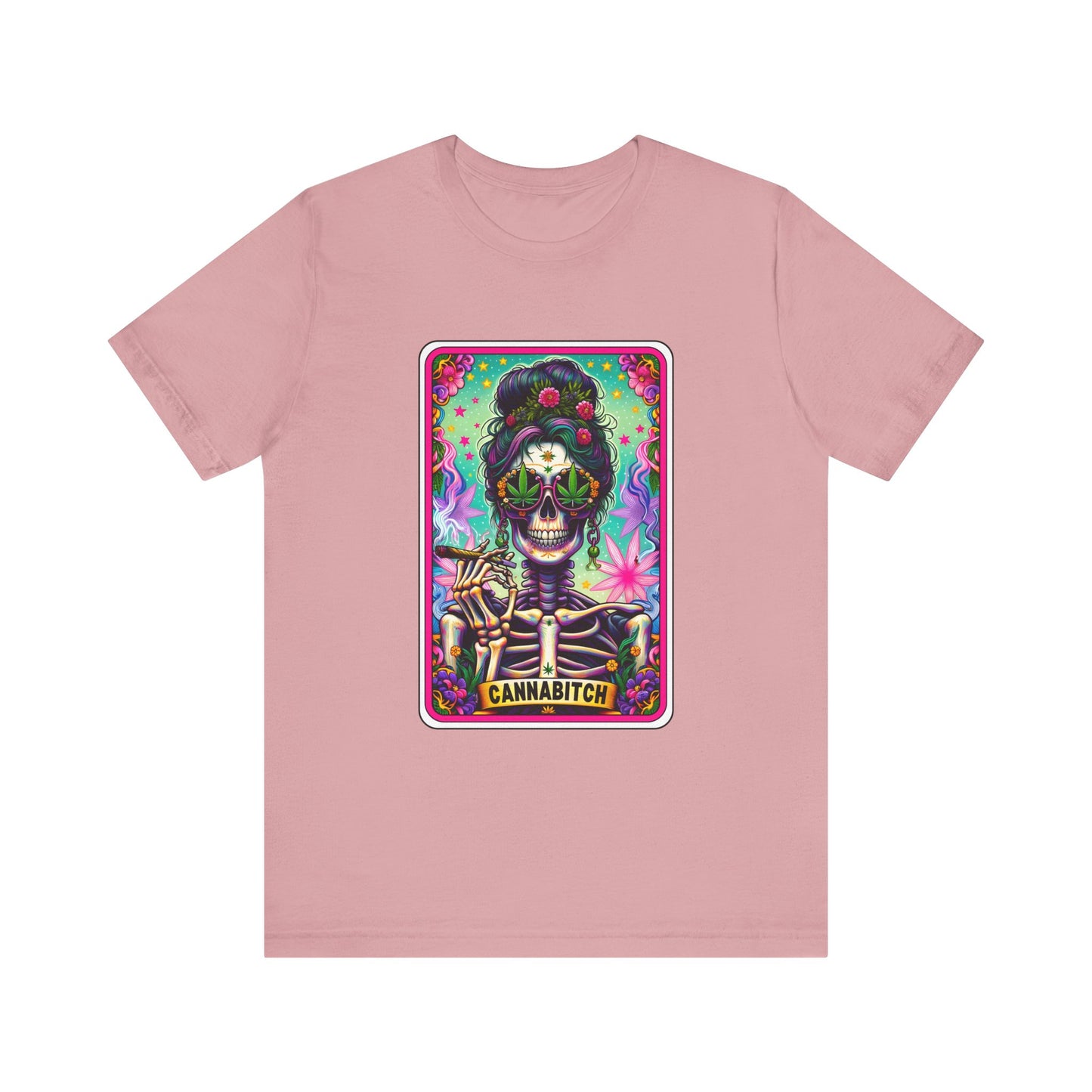 Canna Bitch T shirt Tarot Card
