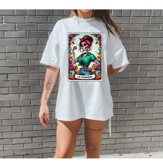 Chingona Tarot Card T Shirt