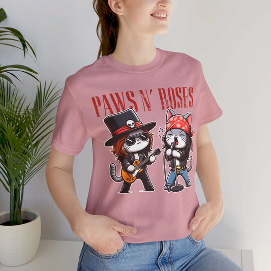 Paws n Roses T Shirt