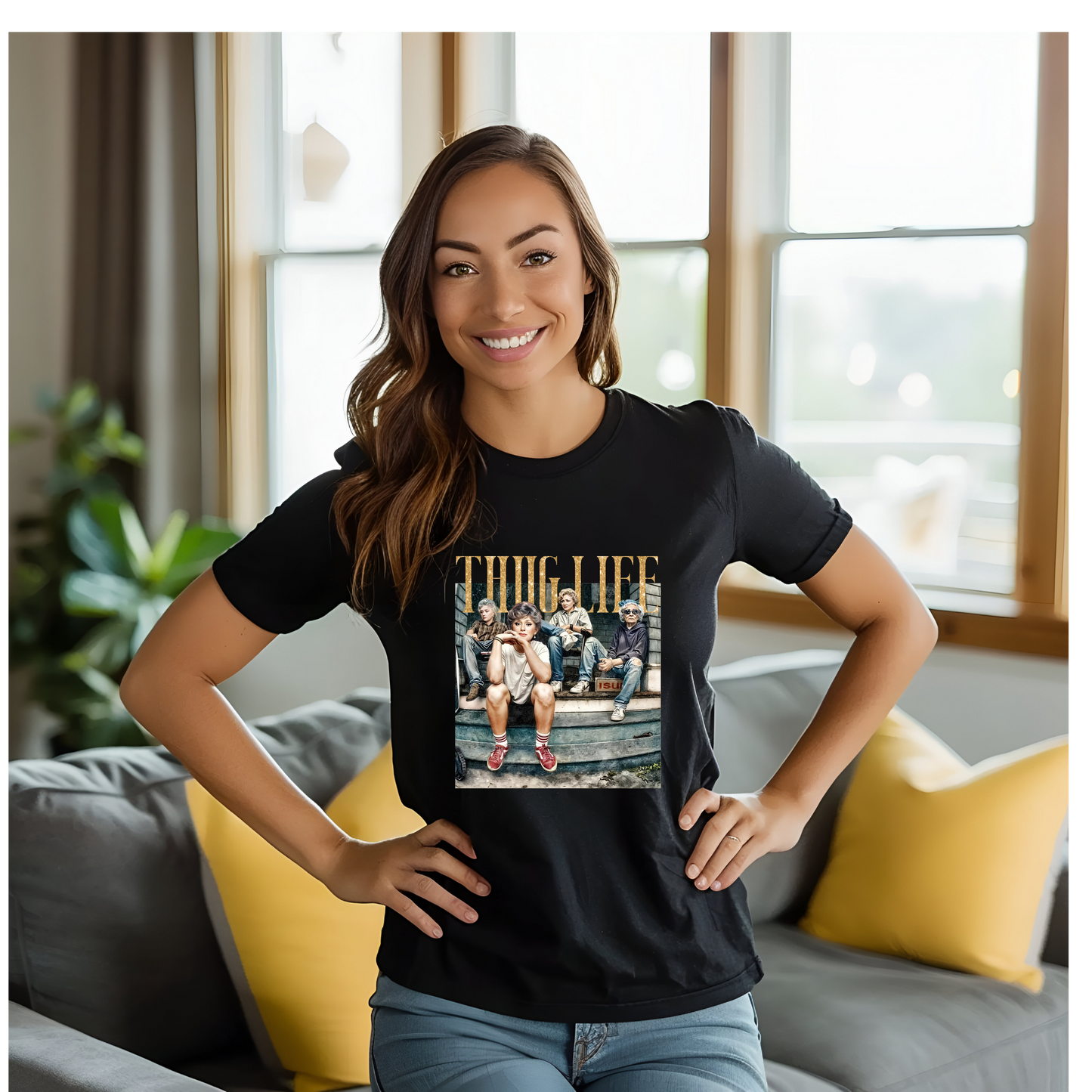Golden Girls Thug Life porch
